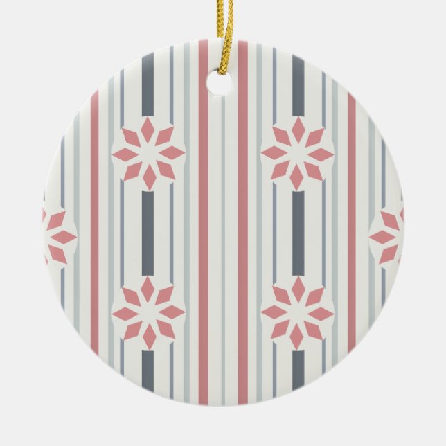 Stripe Pattern ornament (Front)