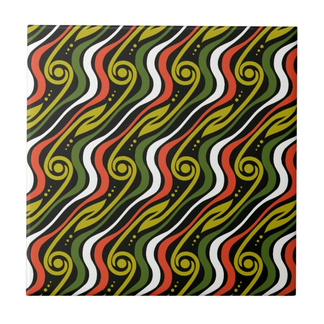 stripe pattern tile (Front)