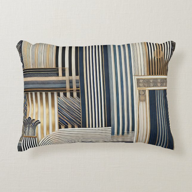 Stripe Patterns Decorative Cushion (Front)