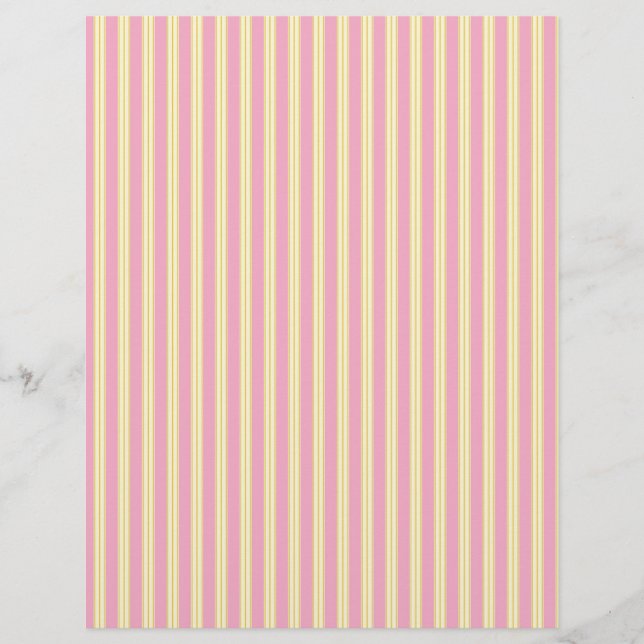 Stripe Scrapbook Background Texture (Front)