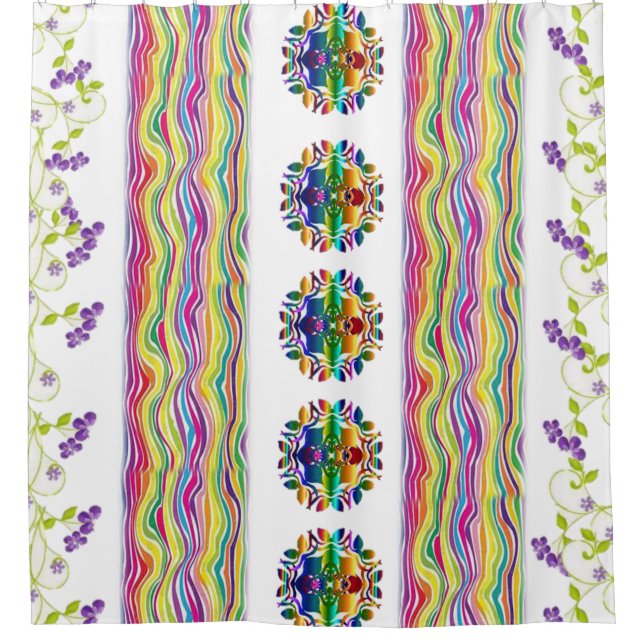 Stripe Shower Curtain (Front)