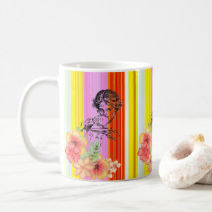 Stripe Victorian Mug