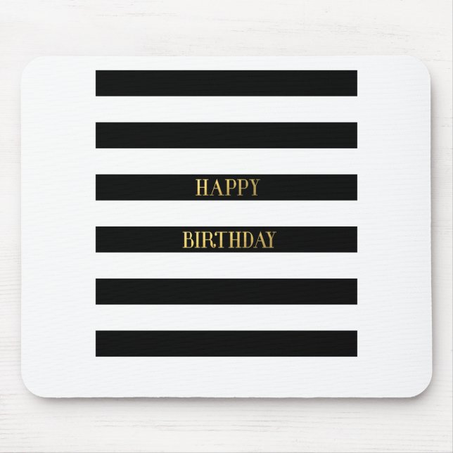 Stripe Wrapping Paper Mouse Mat (Front)