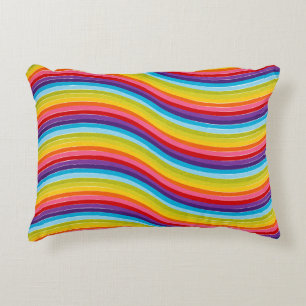 Striped Abstract Decorative Cushion