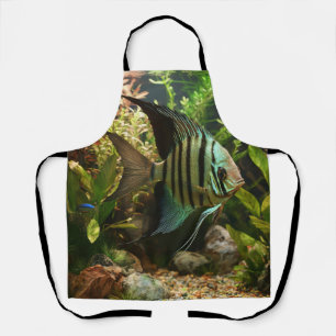 Striped altum angelfish apron