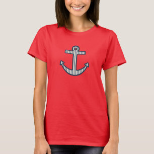 Striped Anchor T-Shirt