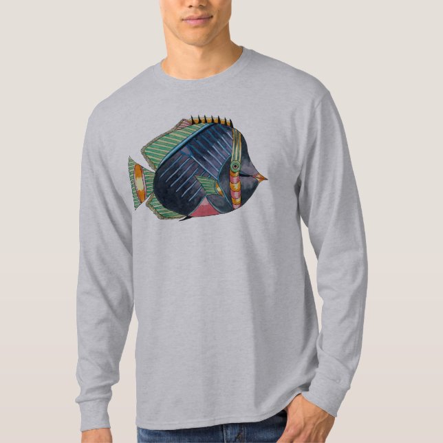 Striped Angel Fish T-Shirt (Front)
