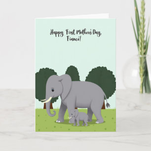 Striped Animal Scene Card