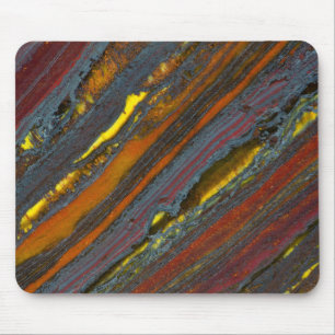 Striped Australian Tiger Eye Mouse Mat