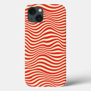 Striped background iPhone 13 case