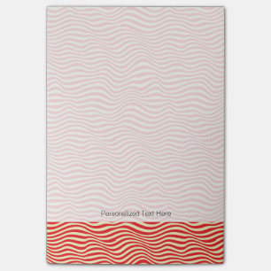 Striped background post-it notes