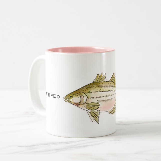 Striped Bass | Fish Mug (Front Left)