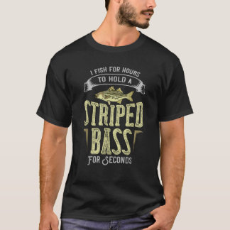 Striped Bass Fishing Gift Rockfish Lures T-Shirt