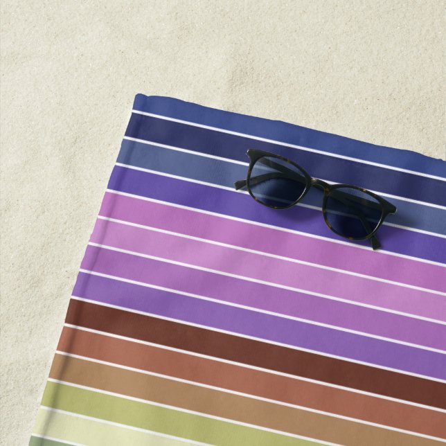 Striped Beach Towel (In Situ)
