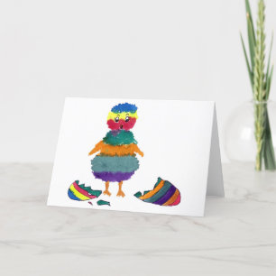 Striped Bitty Greeting Card