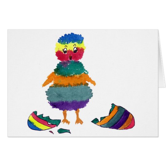 Striped Bitty Greeting Card