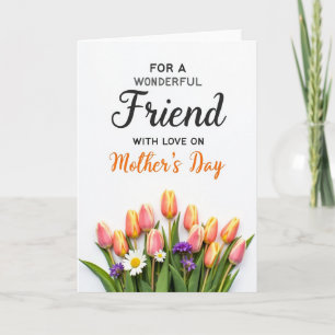 Striped Blossoms Message Card