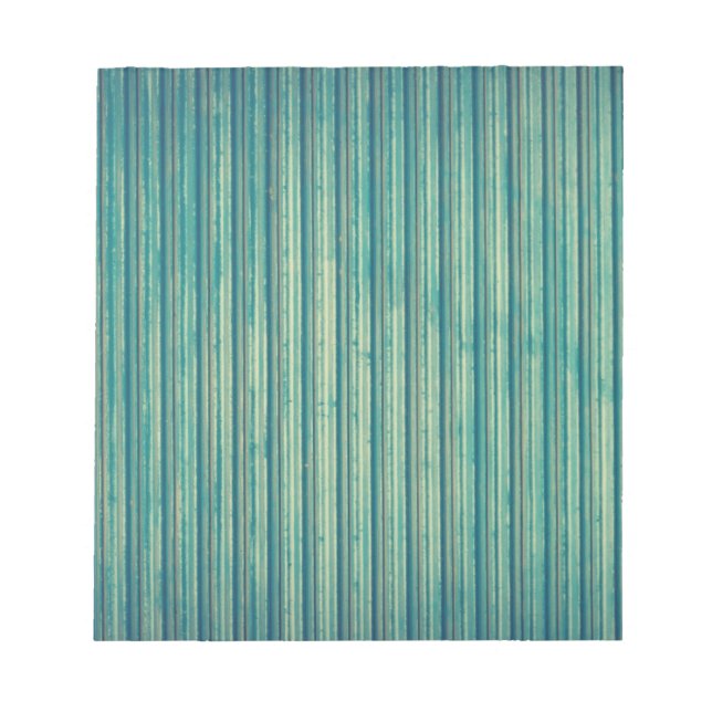 Striped Blue Lines Notepad (Front)