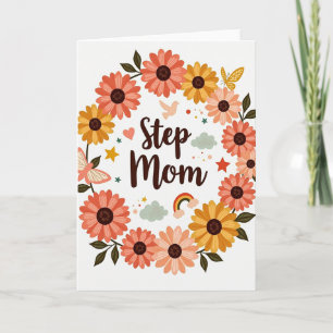 Striped Botanical Embrace Card