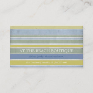 Striped Boutique Business Cards