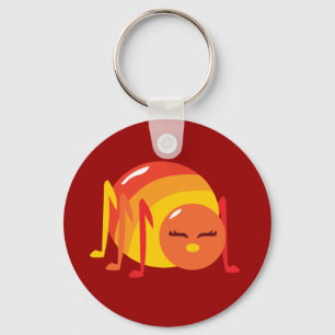 Striped Bug Key Ring