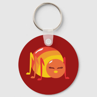 Striped Bug Key Ring