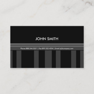 Striped Business Card