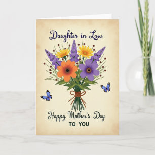 Striped Butterfly Greeting Card