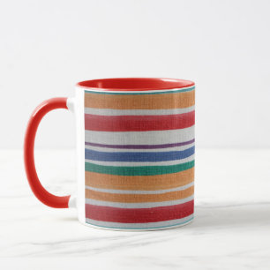 Striped Ceramic Mug