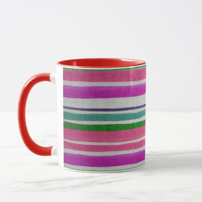 Striped Ceramic Mug (Left)
