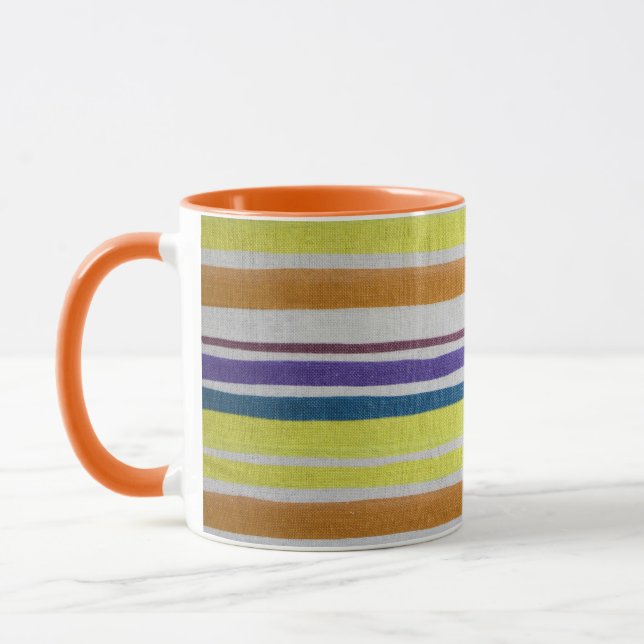 Striped Ceramic Mug (Left)
