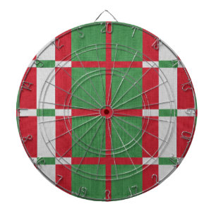 Striped Christmas Dartboard