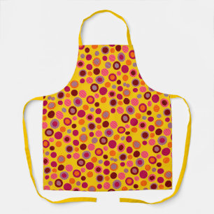 Striped Circles & Dots Apron