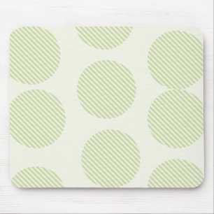 Striped Circular Patterned Mousepad