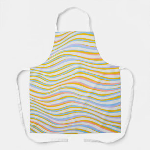 Striped Coloured Abstract Apron