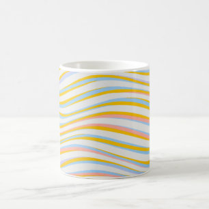 Striped Coloured Abstract   Coffee Mug