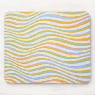 Striped Coloured Abstract   Mouse Mat