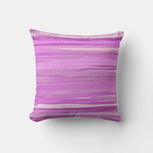 Striped coloured paint Art Design Abstract Cushion