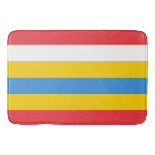 Striped Colours of Aruba Flag Bath Mat