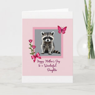 Striped Creature Mothers Card
