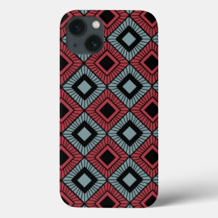 Striped Diamonds iPhone 13 Case