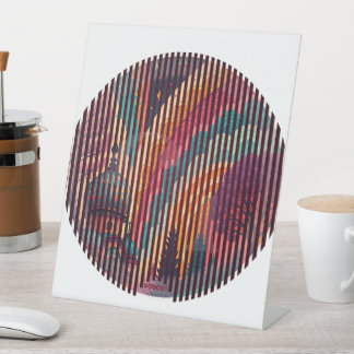 Striped Dreamscape Pedestal Sign – Customisable