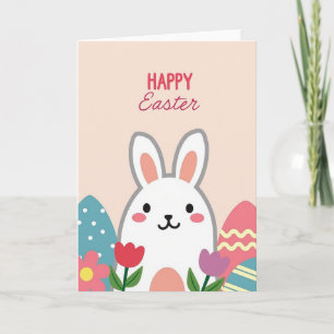 Striped Easter Ovals Card