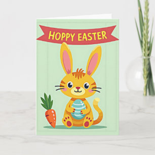 Striped Egg Springtime Friend Card
