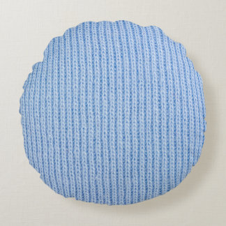 Striped fabric texture, real cloth. round cushion