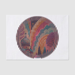 Striped Fantasy Dome Tissue Paper – Customisable