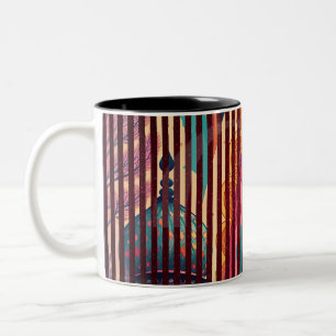 Striped Fantasy Mug with Dome Design – Customise