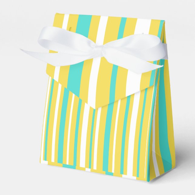Striped Favour Box (Front Side)