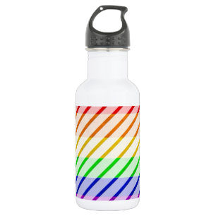 Striped Gay Pride Flag 532 Ml Water Bottle