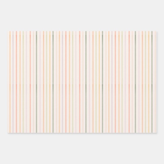 Striped gift wrap (Front)
